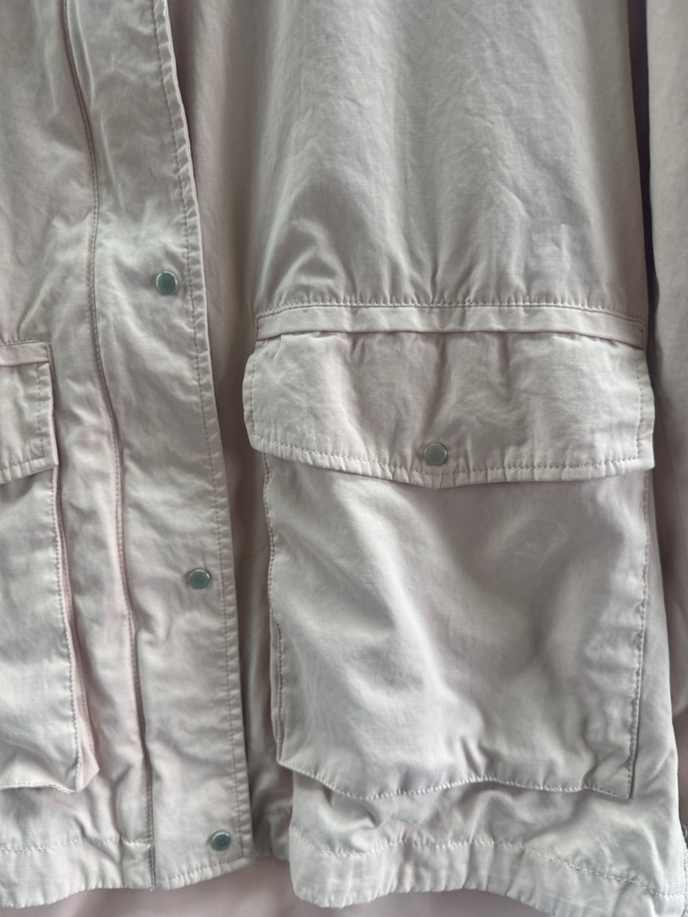 Forever 21 Pale Pink Hooded Utility Jacket - Picture 2 of 5